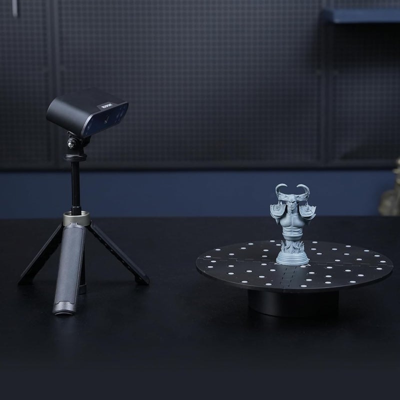 Revopoint Auto Turntable for 3D Scanners, Easy Scanning of Featureless and Small and Medium Objects, Equipped with Marked Top Cover - Image 2